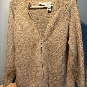 Liz Claiborne Tan Cardigan Sweater